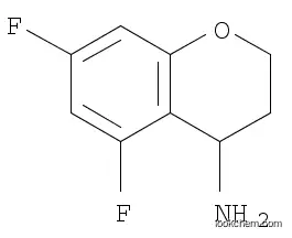 Molecular Structure of 886762-87-4 (5,7-difluorochroman-4-amine)